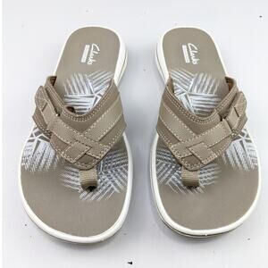 Clarks Women's Size 5 Greystone Brinkley Flip Flops